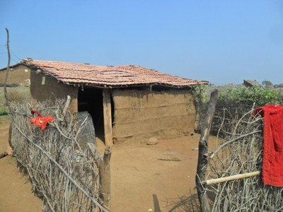 Low cost goat shed in Jhirniya block