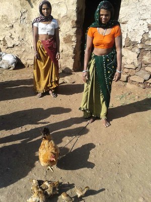 Ditubai Parmar from Sad village, in the Rama block