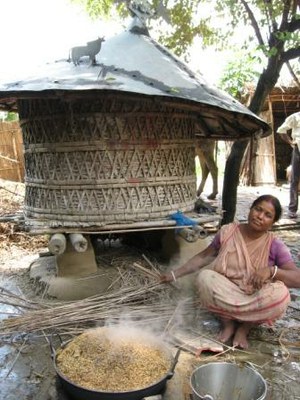 Making par-boiled rice from paddy