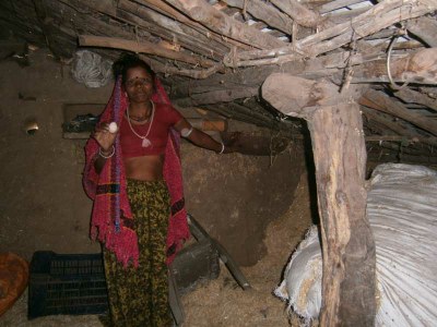 Suribai Parmar from Sad village in the Rama block, district Jhabua