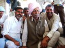 Pradhan sahib with other members of the Rajasthan Khatik Samaj Seva Samiti that manages the Balaheri mandi.