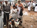 Buyers and sellers  in the Ferozepur Jhirka market